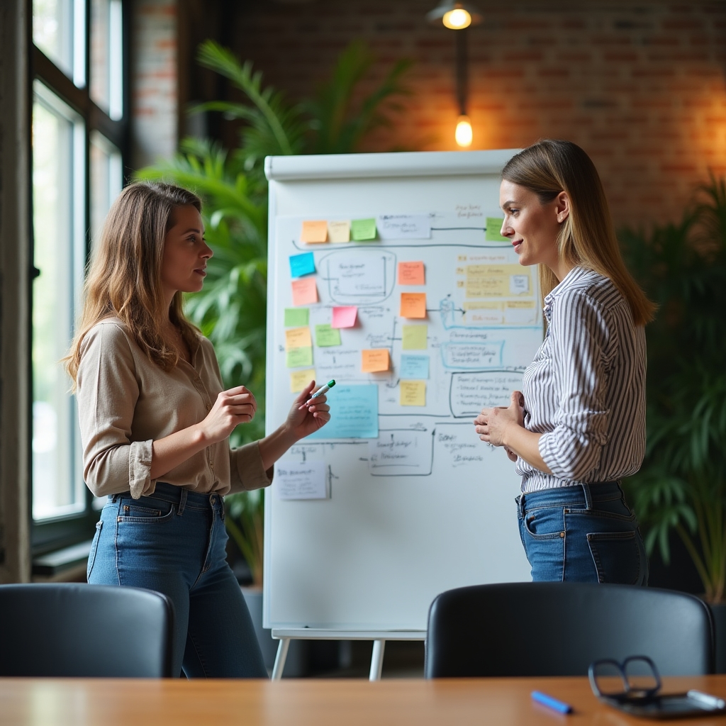 Руководитель проекта планирует цифровизацию на доске